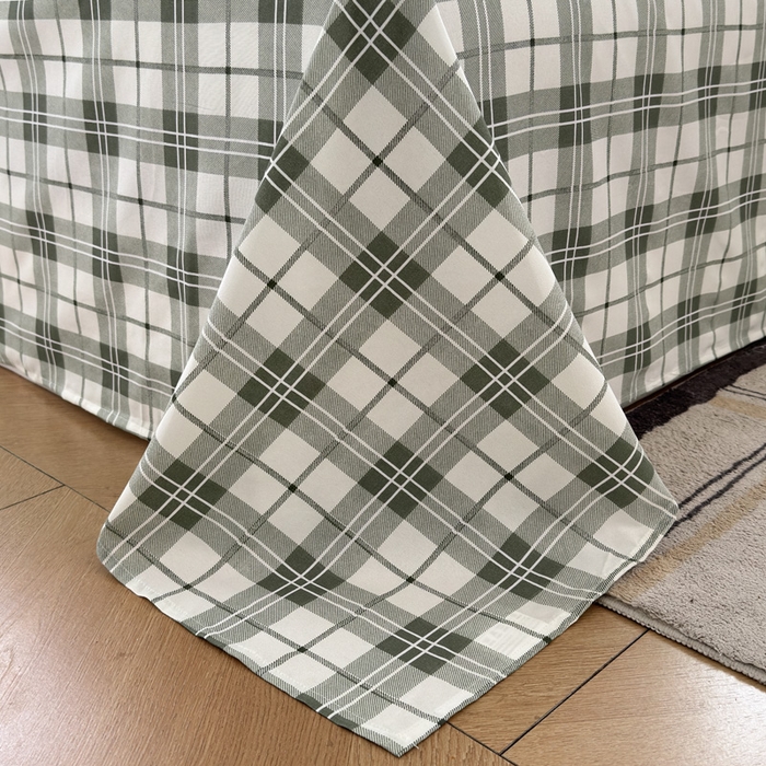 91家纺网 家纺一手货源 找家纺 可可家纺 2025新款印花卡通芦荟棉被套亲肤被罩单件小清新 森系熊