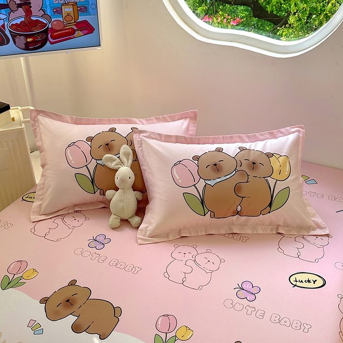 91家纺网 家纺一手货源 找家纺 （总）浩诚 2025新款全棉纯棉宽边单枕套汇总