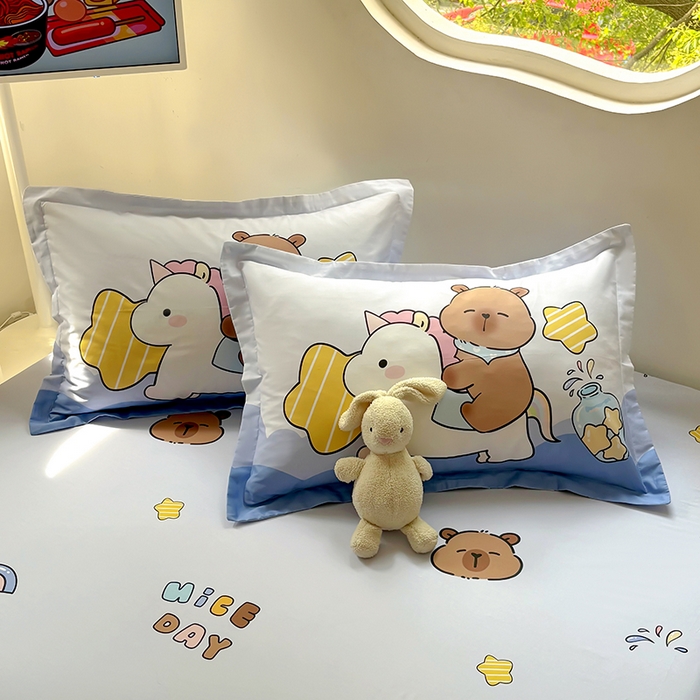 浩诚 2025新款全棉纯棉宽边单枕套汇总 旋转巴拉