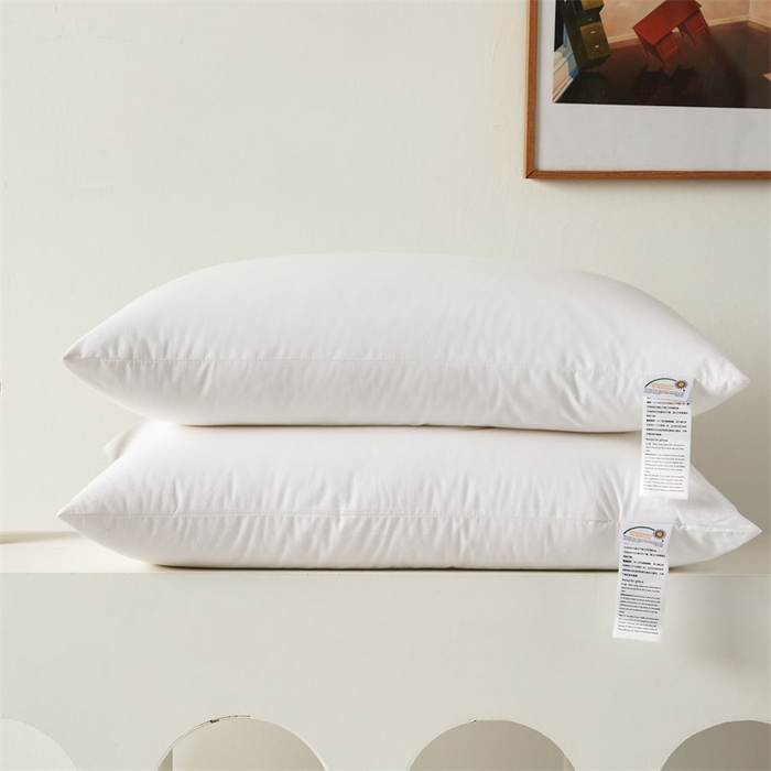 91家纺网 家纺一手货源 找家纺 怡薇格枕芯 2025新款全棉五星级酒店枕头枕芯 单边中枕