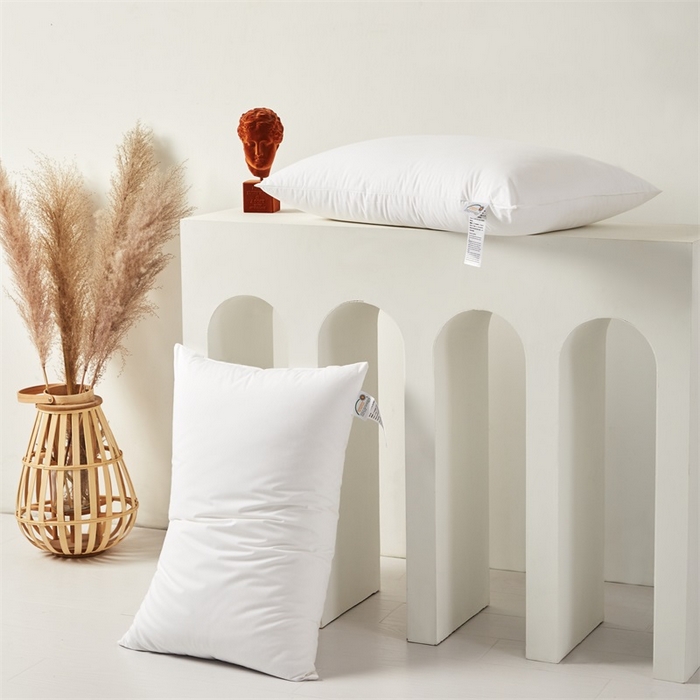 91家纺网 家纺一手货源 找家纺 怡薇格枕芯 2025新款全棉五星级酒店枕头枕芯 单边中枕