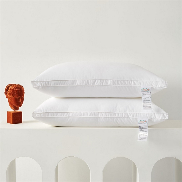 91家纺网 家纺一手货源 找家纺 怡薇格枕芯 2025新款全棉五星级酒店枕头枕芯 立体低枕