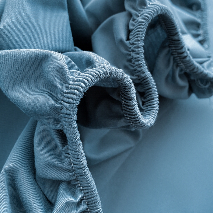 91家纺网 家纺一手货源 找家纺 暖季家纺 2025新款40支长绒棉13376刺绣款全棉床笠床垫保护套支持定制 琉璃-宾利蓝