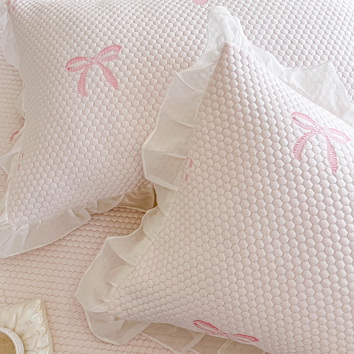 91家纺网 家纺一手货源 找家纺 （总）网红馆（ck家纺） 2025新款床盖款豆豆凉感席凉席席子-甜心蝴蝶