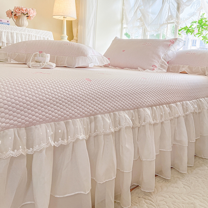 91家纺网 家纺一手货源 找家纺 （总）网红馆（ck家纺） 2025新款床盖款豆豆凉感席凉席席子-甜心蝴蝶