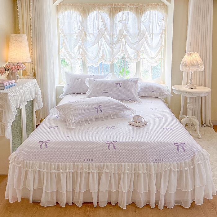 91家纺网 家纺一手货源 找家纺 （总）网红馆（ck家纺） 2025新款床盖款豆豆凉感席凉席席子-甜心蝴蝶