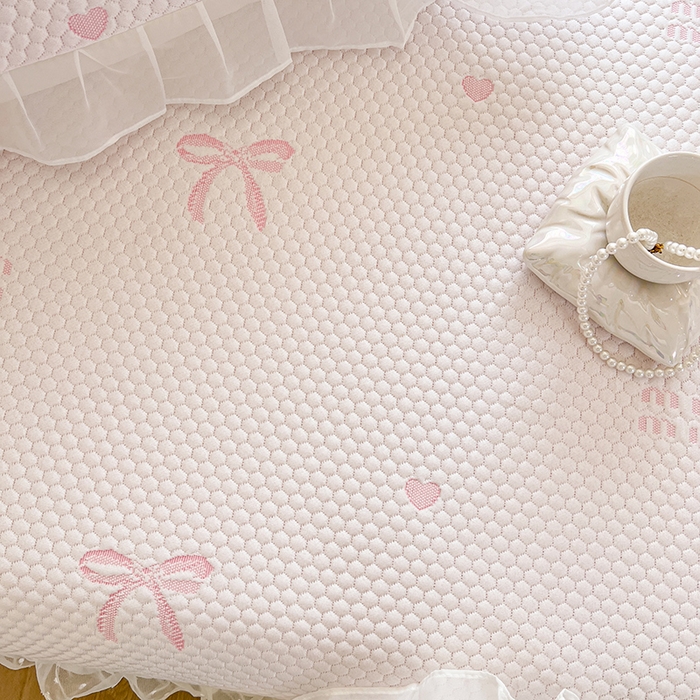 91家纺网 家纺一手货源 找家纺 网红馆（ck家纺） 2025新款床盖款豆豆凉感席凉席席子-甜心蝴蝶 甜心蝴蝶-粉