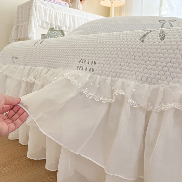 91家纺网 家纺一手货源 找家纺 网红馆（ck家纺） 2025新款床盖款豆豆凉感席凉席席子-甜心蝴蝶 甜心蝴蝶-灰