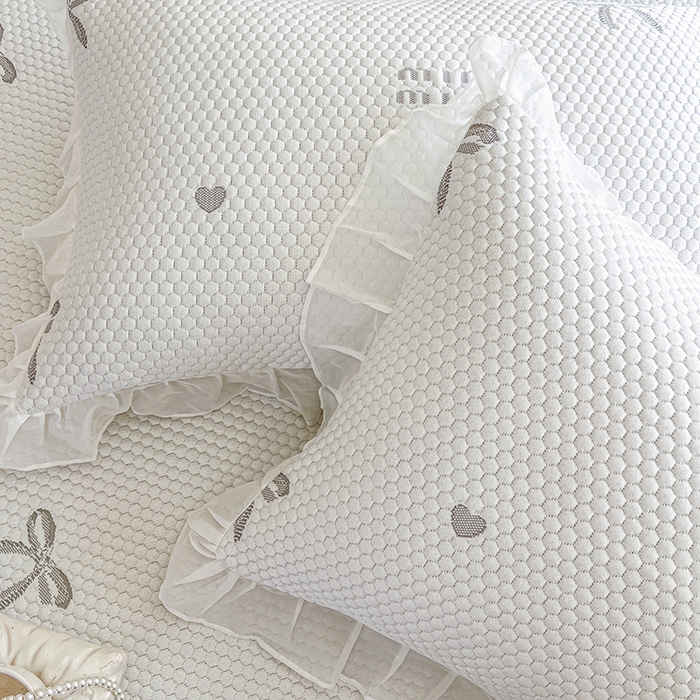 91家纺网 家纺一手货源 找家纺 网红馆（ck家纺） 2025新款床盖款豆豆凉感席凉席席子-甜心蝴蝶 甜心蝴蝶-灰