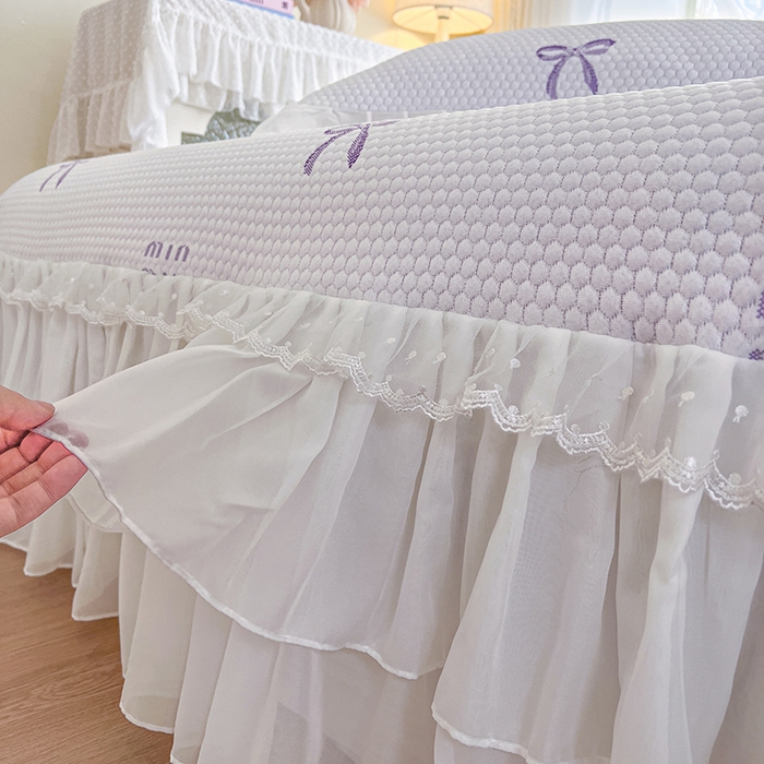 91家纺网 家纺一手货源 找家纺 网红馆（ck家纺） 2025新款床盖款豆豆凉感席凉席席子-甜心蝴蝶 甜心蝴蝶-紫