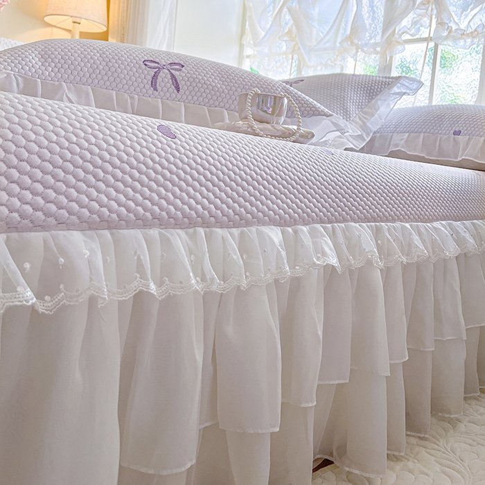 91家纺网 家纺一手货源 找家纺 网红馆（ck家纺） 2025新款床盖款豆豆凉感席凉席席子-甜心蝴蝶 甜心蝴蝶-紫