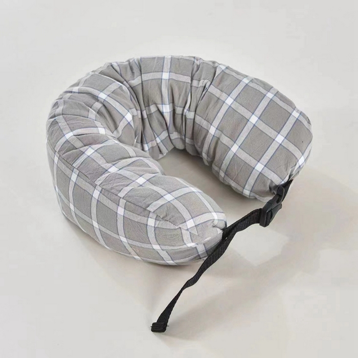 91家纺网 家纺一手货源 找家纺 （总）枕芯真意 2025新款全棉色织碎乳胶u型枕