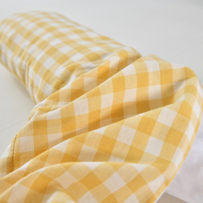 91家纺网 家纺一手货源 找家纺 （总）枕芯真意 2025新款全棉色织碎乳胶u型枕