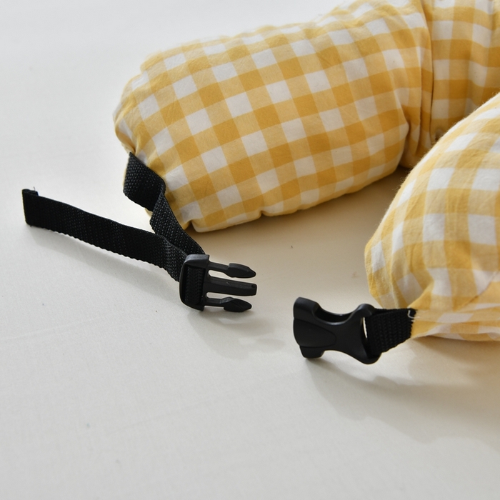 91家纺网 家纺一手货源 找家纺 （总）枕芯真意 2025新款全棉色织碎乳胶u型枕