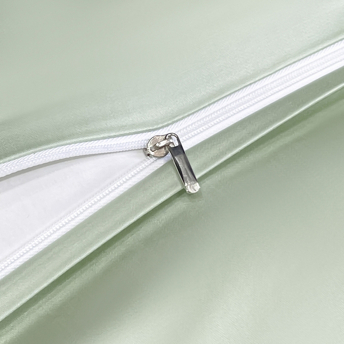 91家纺网 家纺一手货源 找家纺 2025春夏新款A类天丝棉贡缎提花四件套真丝全工艺丝滑裸睡床单床笠爆款床上用品 尤朵-绯绿