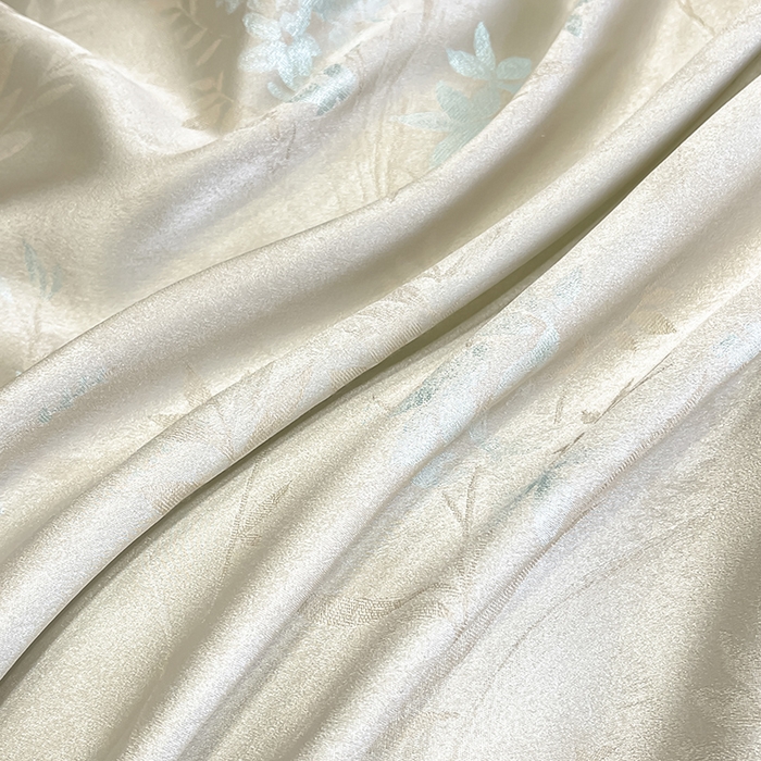 91家纺网 家纺一手货源 找家纺 2025春夏新款A类天丝棉贡缎提花四件套真丝全工艺丝滑裸睡床单床笠爆款床上用品 尤朵-湘金