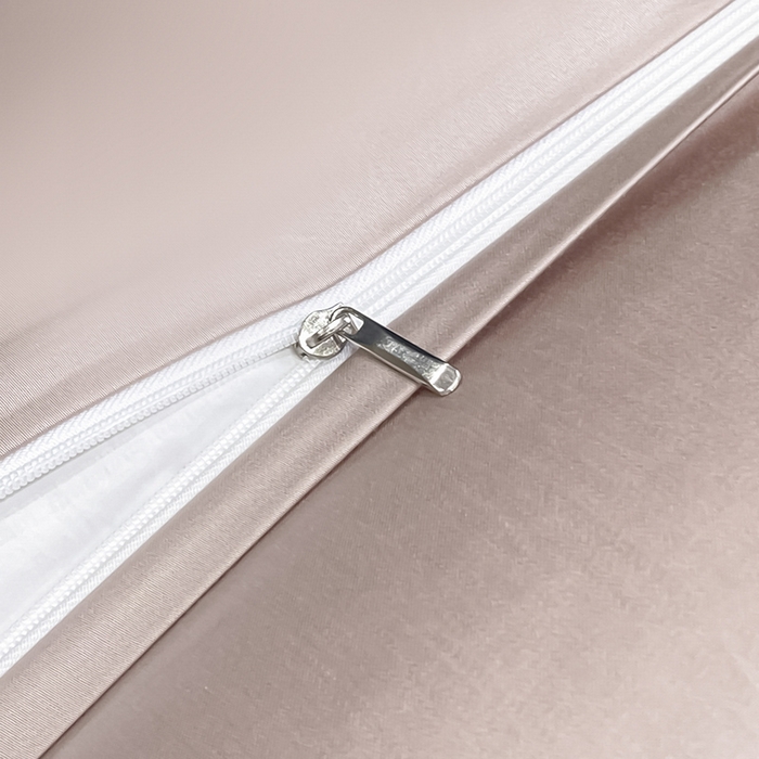 91家纺网 家纺一手货源 找家纺 2025春夏新款A类天丝棉贡缎提花四件套真丝全工艺丝滑裸睡床单床笠爆款床上用品 尤朵-芸粉