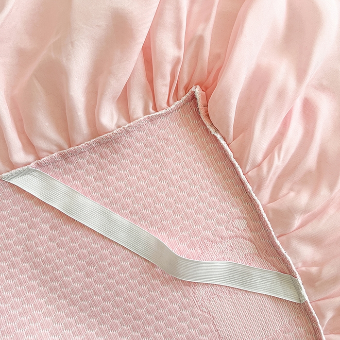 91家纺网 家纺一手货源 找家纺 （总）网红馆（ck家纺） 2025新款床裙款豆豆凉感席凉席席子-可爱巴拉