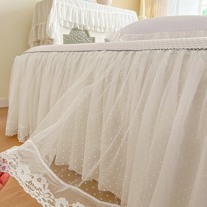 91家纺网 家纺一手货源 找家纺 网红馆（ck家纺） 2025新款床裙款豆豆凉感席凉席席子-可爱巴拉 可爱巴拉-紫