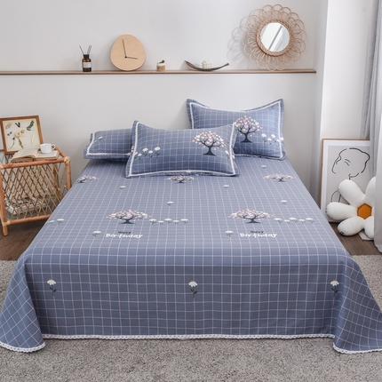 91家纺网 家纺一手货源 找家纺 （总）仟网汇 2025老粗布蕾丝花边三件套（无纺布手提包装）