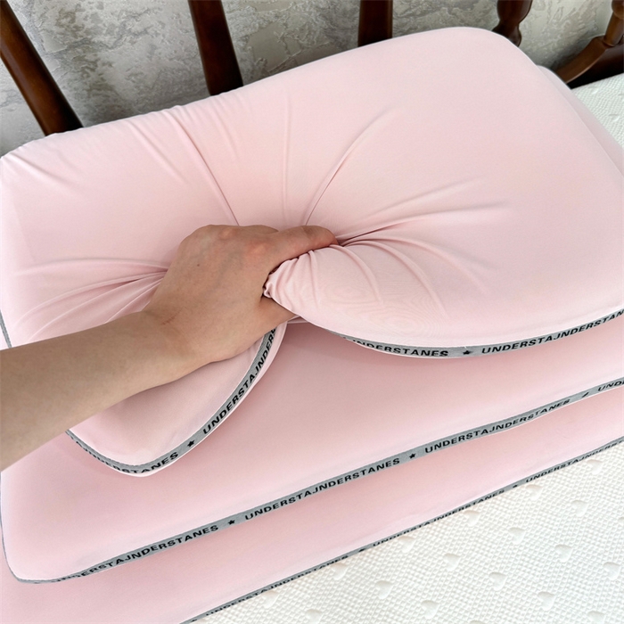 91家纺网 家纺一手货源 找家纺 （总）昕科 2025新款豆芙深睡记忆棉亲子枕-实拍-零压生物基记忆棉儿童枕头记忆棉学生枕生物基成人枕芯