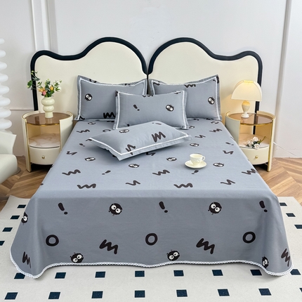 91家纺网 家纺一手货源 找家纺 （总）仟网汇 2025老粗布蕾丝花边三件套（无纺布手提包装）