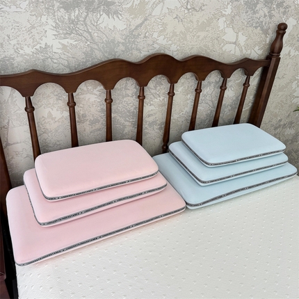 （总）昕科 2025新款豆芙深睡记忆棉亲子枕-实拍-零压生物基记忆棉儿童枕头记忆棉学生枕生物基成人枕芯