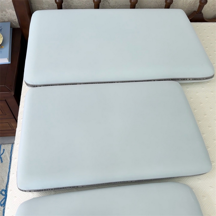 91家纺网 家纺一手货源 找家纺 （总）昕科 2025新款豆芙深睡记忆棉亲子枕-实拍-零压生物基记忆棉儿童枕头记忆棉学生枕生物基成人枕芯