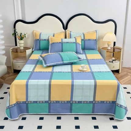 91家纺网 家纺一手货源 找家纺 （总）仟网汇 2025老粗布蕾丝花边三件套（无纺布手提包装）