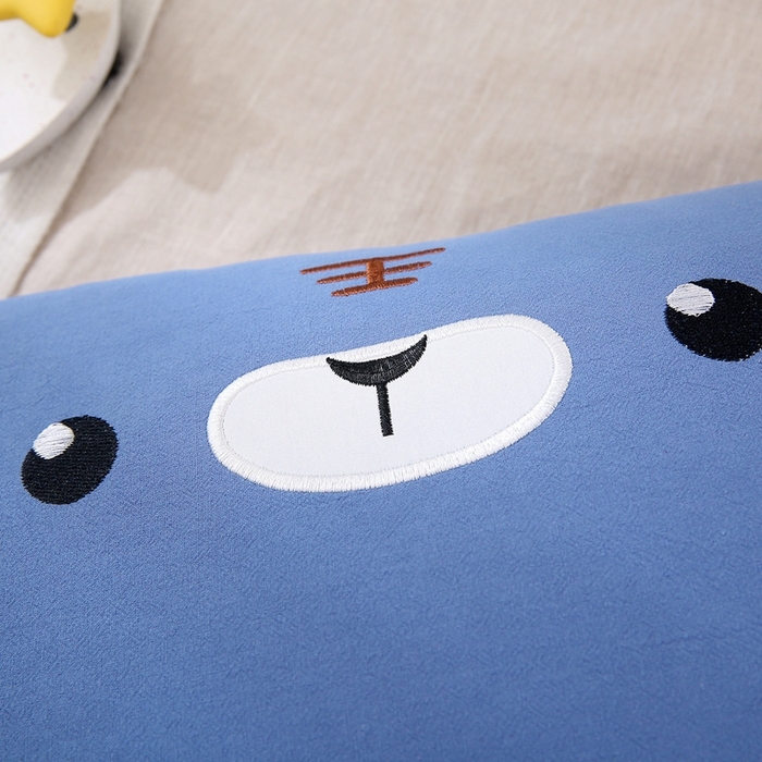 91家纺网 家纺一手货源 找家纺 （总）梦叶草 2025新款卡通小虎荞麦枕头荞麦枕芯护颈枕头