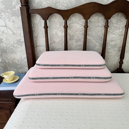 91家纺网 家纺一手货源 找家纺 （总）昕科 2025新款豆芙深睡记忆棉亲子枕-实拍-零压生物基记忆棉儿童枕头记忆棉学生枕生物基成人枕芯