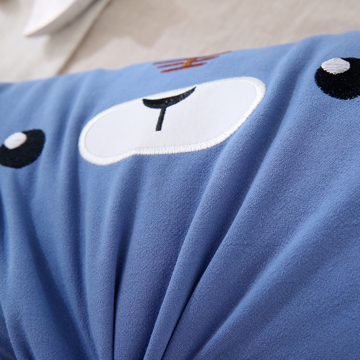 91家纺网 家纺一手货源 找家纺 梦叶草 2025新款卡通小虎荞麦枕头荞麦枕芯护颈枕头 卡通小虎荞麦枕-蓝色30*50cm