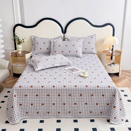 91家纺网 家纺一手货源 找家纺 （总）仟网汇 2025老粗布蕾丝花边三件套（无纺布手提包装）