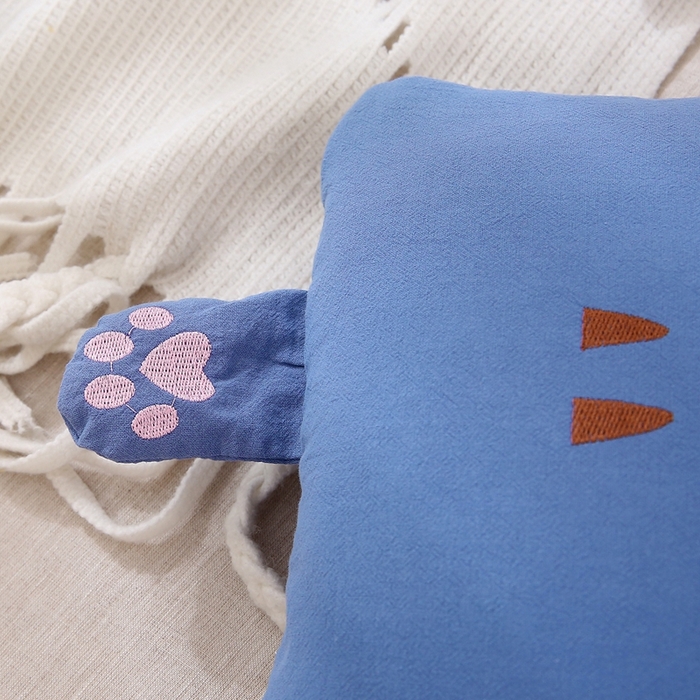 91家纺网 家纺一手货源 找家纺 （总）梦叶草 2025新款卡通小虎荞麦枕头荞麦枕芯护颈枕头