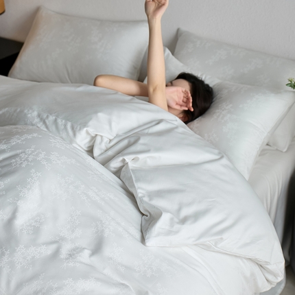 91家纺网 家纺一手货源 找家纺 （总）亿梵家居 2025新款高端A类长绒棉四件套全棉提花轻奢全棉四件套