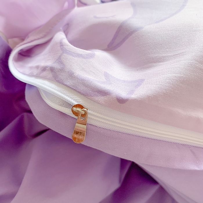 91家纺网 家纺一手货源 找家纺 （总）玉元坊 2025年5月新品三丽鸥全棉床单纯棉床裙床笠三四件套简约基础款式-库洛米简约款式