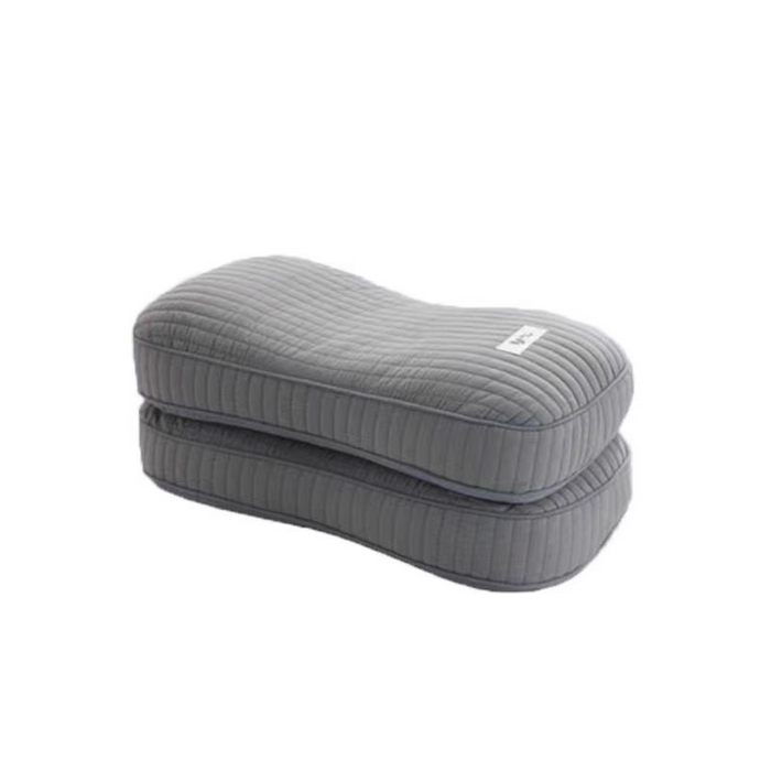 云熙2025新款全棉水洗荞麦枕 灰40*60