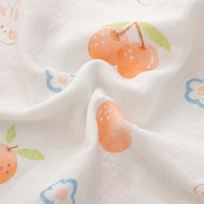 91家纺网 家纺一手货源 找家纺 萌番宝 2025春夏新款纯棉A类全棉纯棉皱皱双层纱枕套工艺枕套儿童学生成人枕套单枕套 乐意李