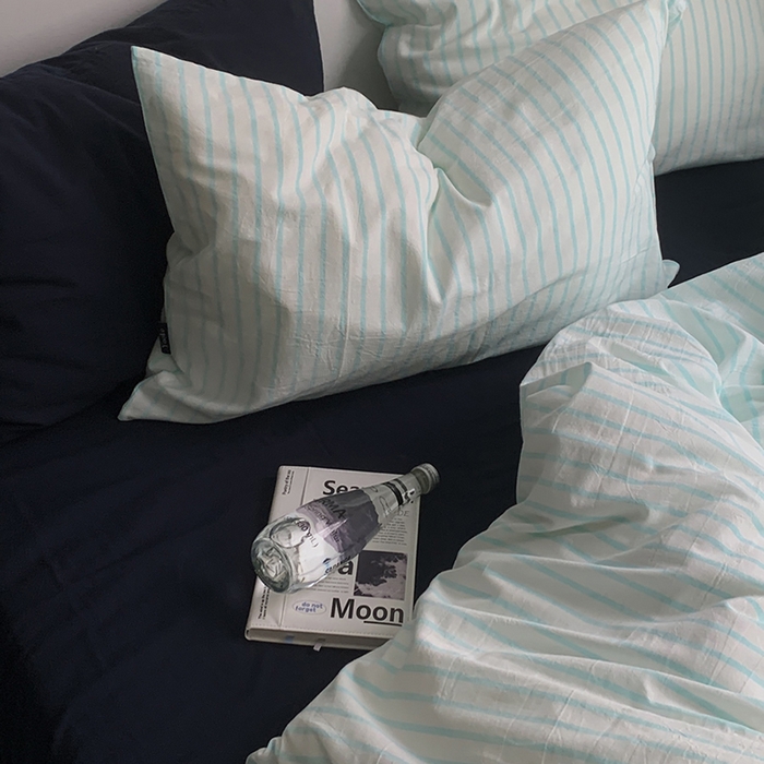 91家纺网 家纺一手货源 找家纺 （总）柚可家居 2025新款全棉色织水洗棉四件套-