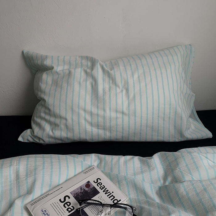 91家纺网 家纺一手货源 找家纺 （总）柚可家居 2025新款全棉色织水洗棉四件套-