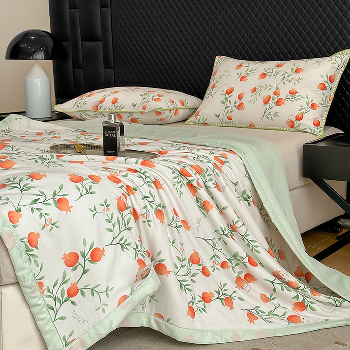 91家纺网 家纺一手货源 找家纺 （总）洁柔 2025爆款13370全棉小清新印花四件套三件套