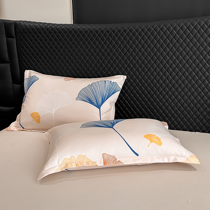 91家纺网 家纺一手货源 找家纺 洁柔2025新款冰凉夏凉被 杏叶流光