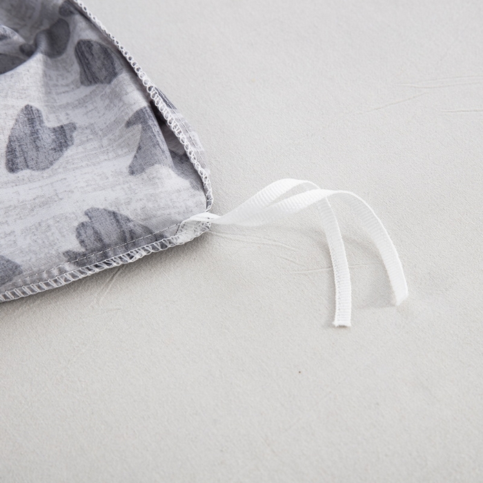 91家纺网 家纺一手货源 找家纺 子不语家纺 2025新款跨境外贸化纤大版印花三件套亚马逊Temu速卖通Shein沃尔玛专供  灰豹纹