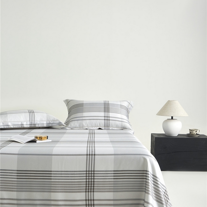 91家纺网 家纺一手货源 找家纺 沐白家居2025新款竹纤维+天丝软凉席三件套 格调