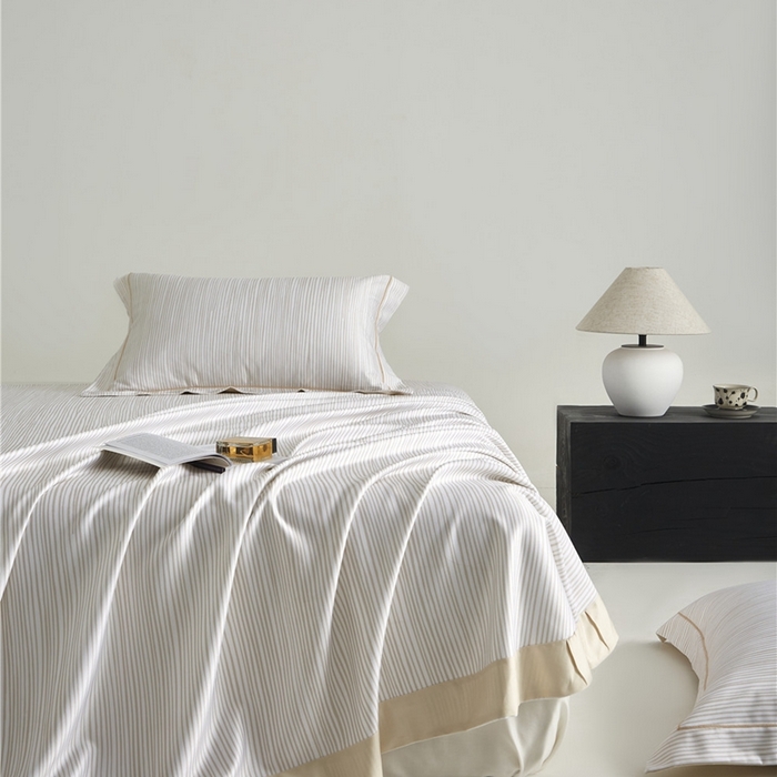 91家纺网 家纺一手货源 找家纺 沐白家居2025新款竹纤维+天丝软凉席三件套 流畅