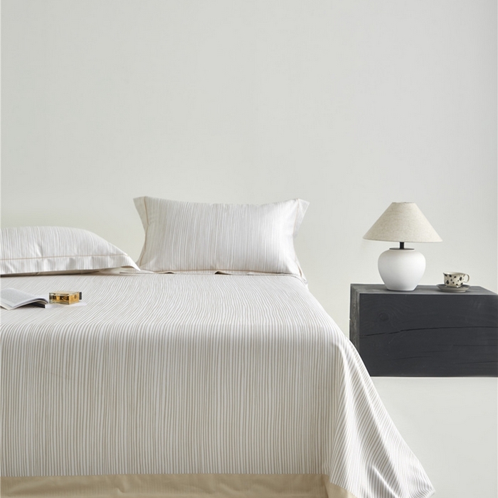 91家纺网 家纺一手货源 找家纺 沐白家居2025新款竹纤维+天丝软凉席三件套 流畅