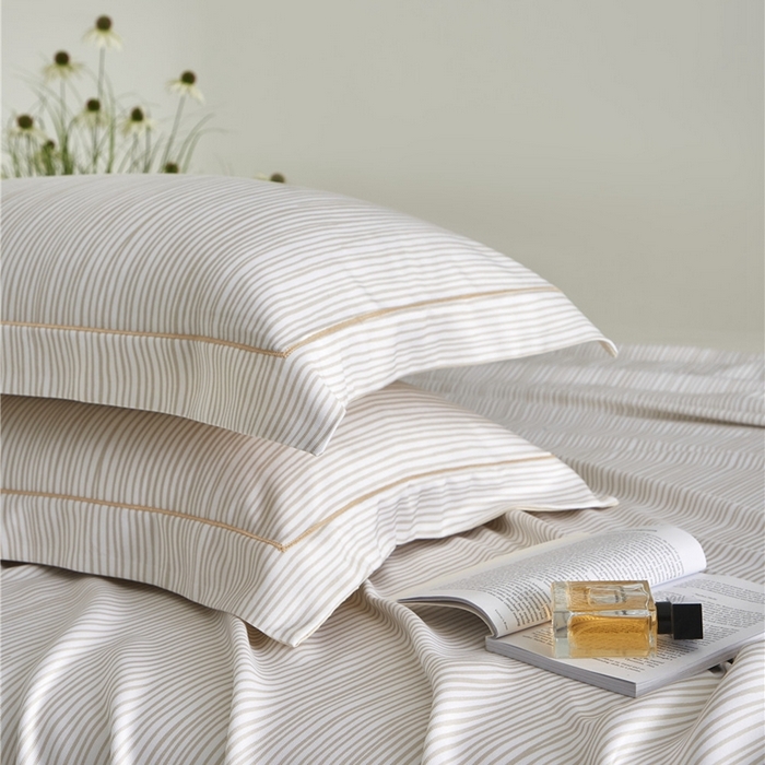 91家纺网 家纺一手货源 找家纺 沐白家居2025新款竹纤维+天丝软凉席三件套 流畅