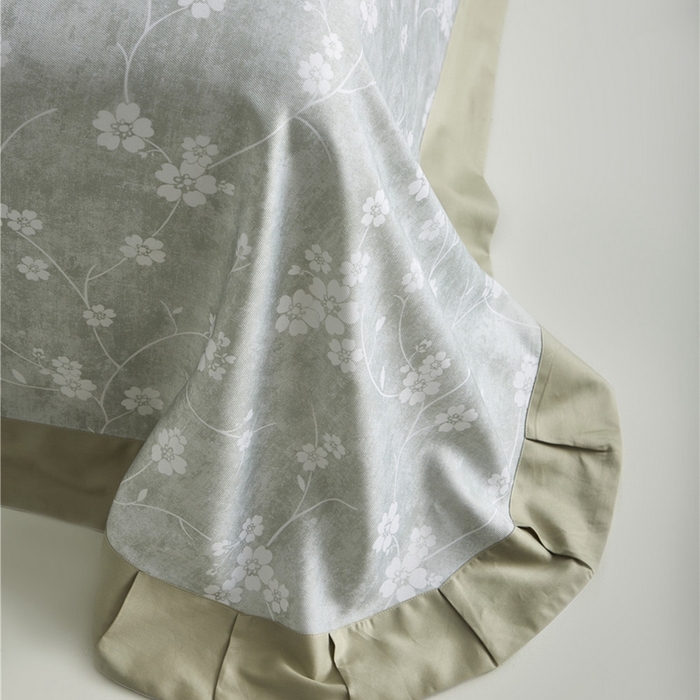 91家纺网 家纺一手货源 找家纺 沐白家居2025新款竹纤维+天丝软凉席三件套 清风