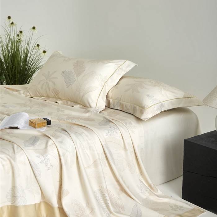 91家纺网 家纺一手货源 找家纺 沐白家居2025新款竹纤维+天丝软凉席三件套 一帘幽梦