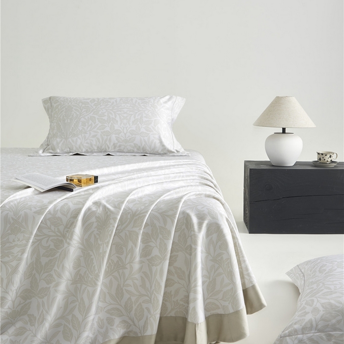 91家纺网 家纺一手货源 找家纺 沐白家居2025新款竹纤维+天丝软凉席三件套 幽香--浅卡其